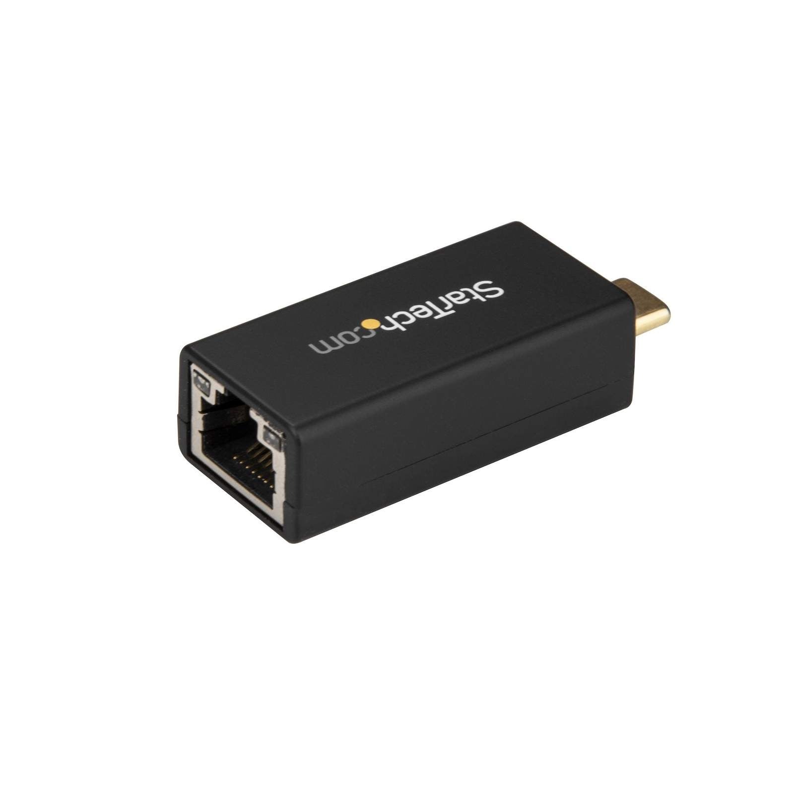 StarTech USB-C 3.0 to GbE Adapter, TB3 Compatible, Black, 2Yr