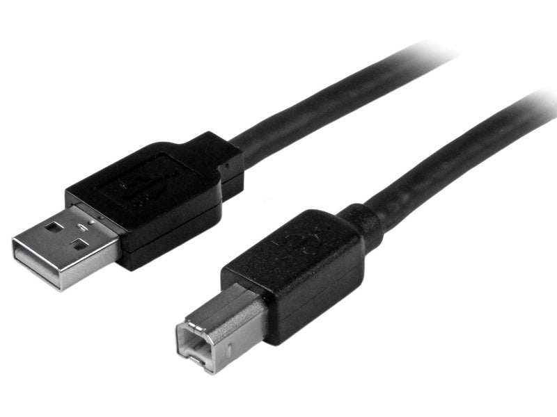 StarTech Active USB 2.0 A to B Cable - M/M - 15M USB Cable 2Yr