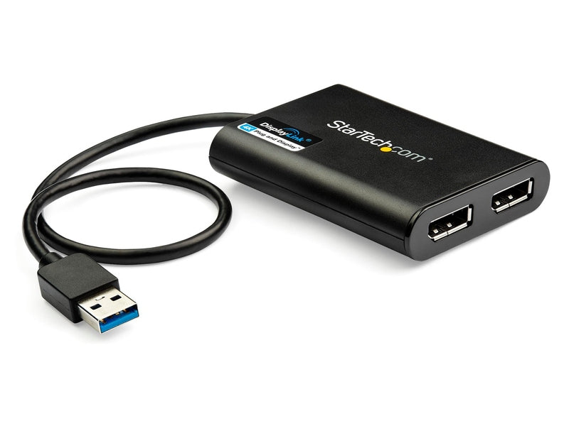 StarTech USB to Dual DP Adapter - 4K 60Hz