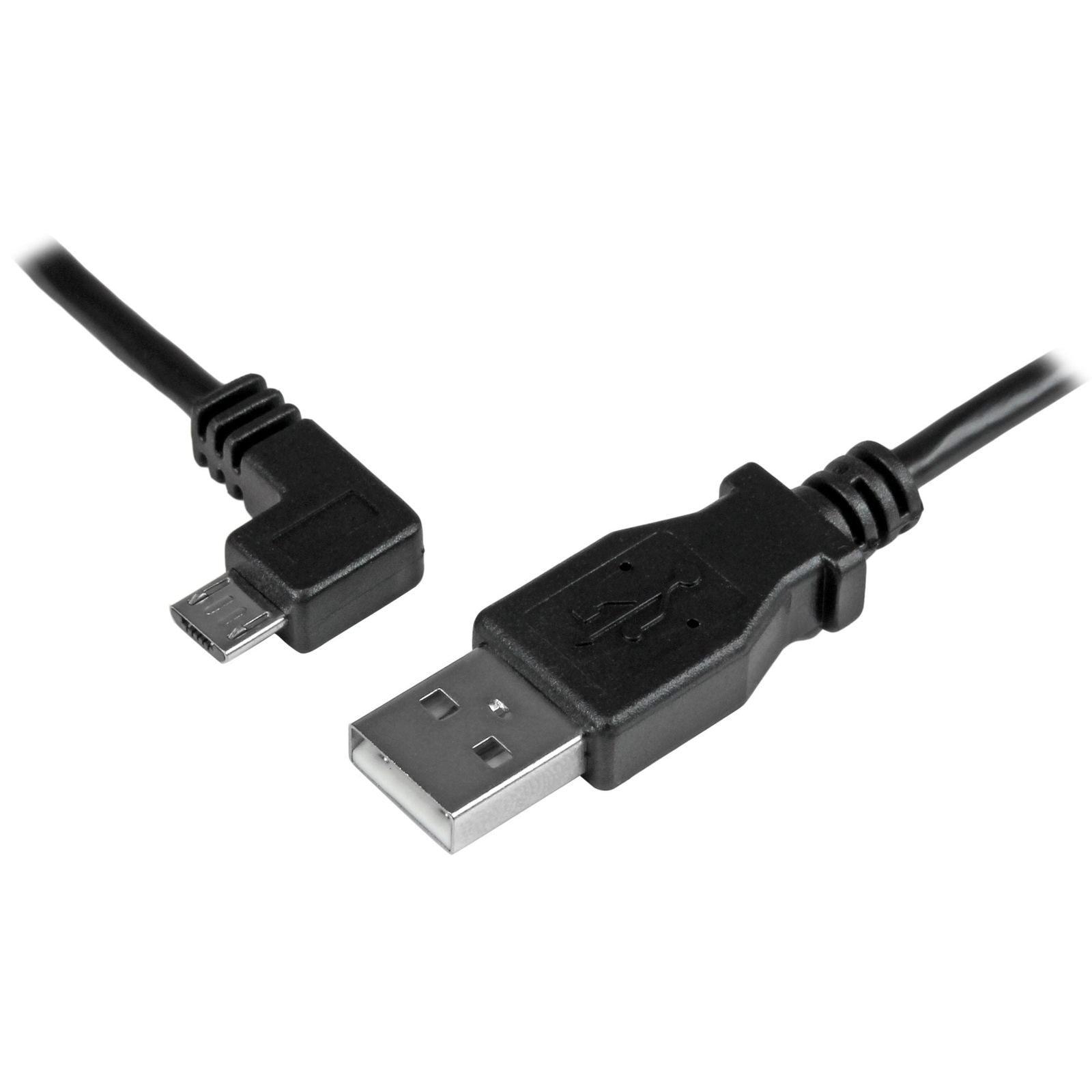 StarTech 2M USB2.0 A to Micro USB2.0 B, M/M, Left Angle, LTW