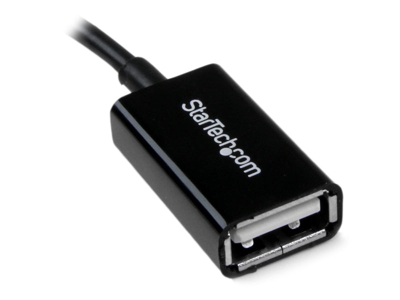 StarTech 5" Micro USB 2.0 B to USB 2.0 A OTG Cable, M/F, LTW