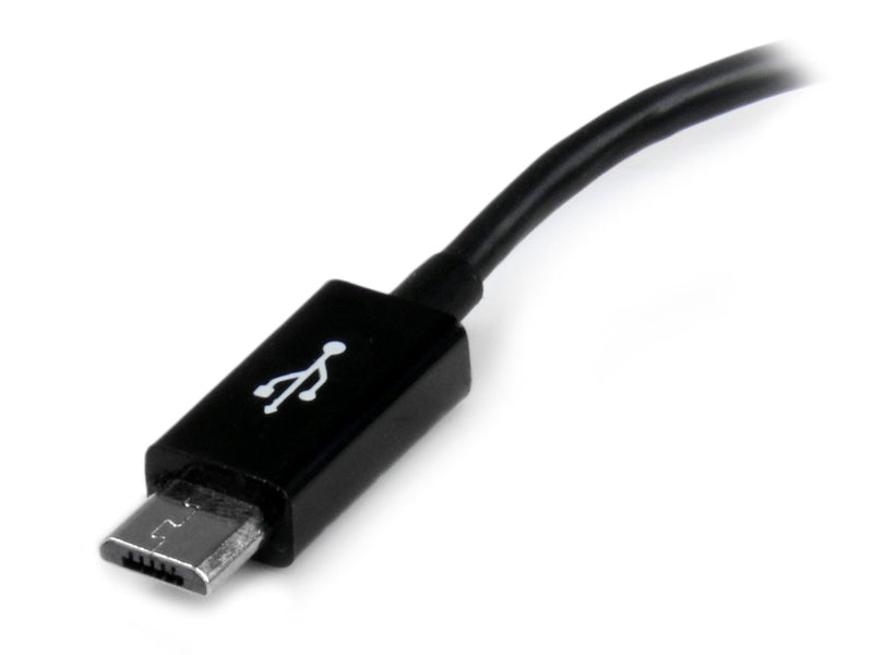 StarTech 5" Micro USB 2.0 B to USB 2.0 A OTG Cable, M/F, LTW