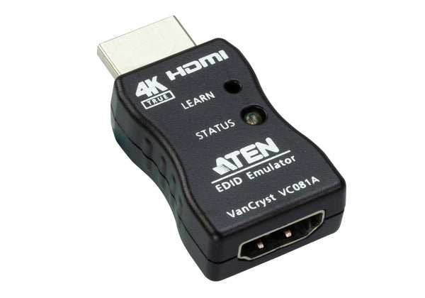 Aten VC081A True 4K HDMI EDID Emulator Adapter. Powered by HDMI Source