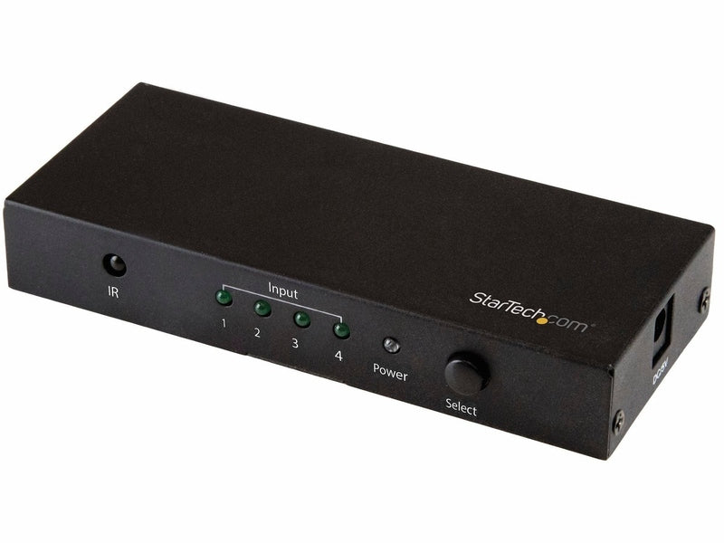 StarTech 4 Port HDMI 2.0 Switch - 4K HDMI Switch Box - UHD 4K 60Hz 2Yr