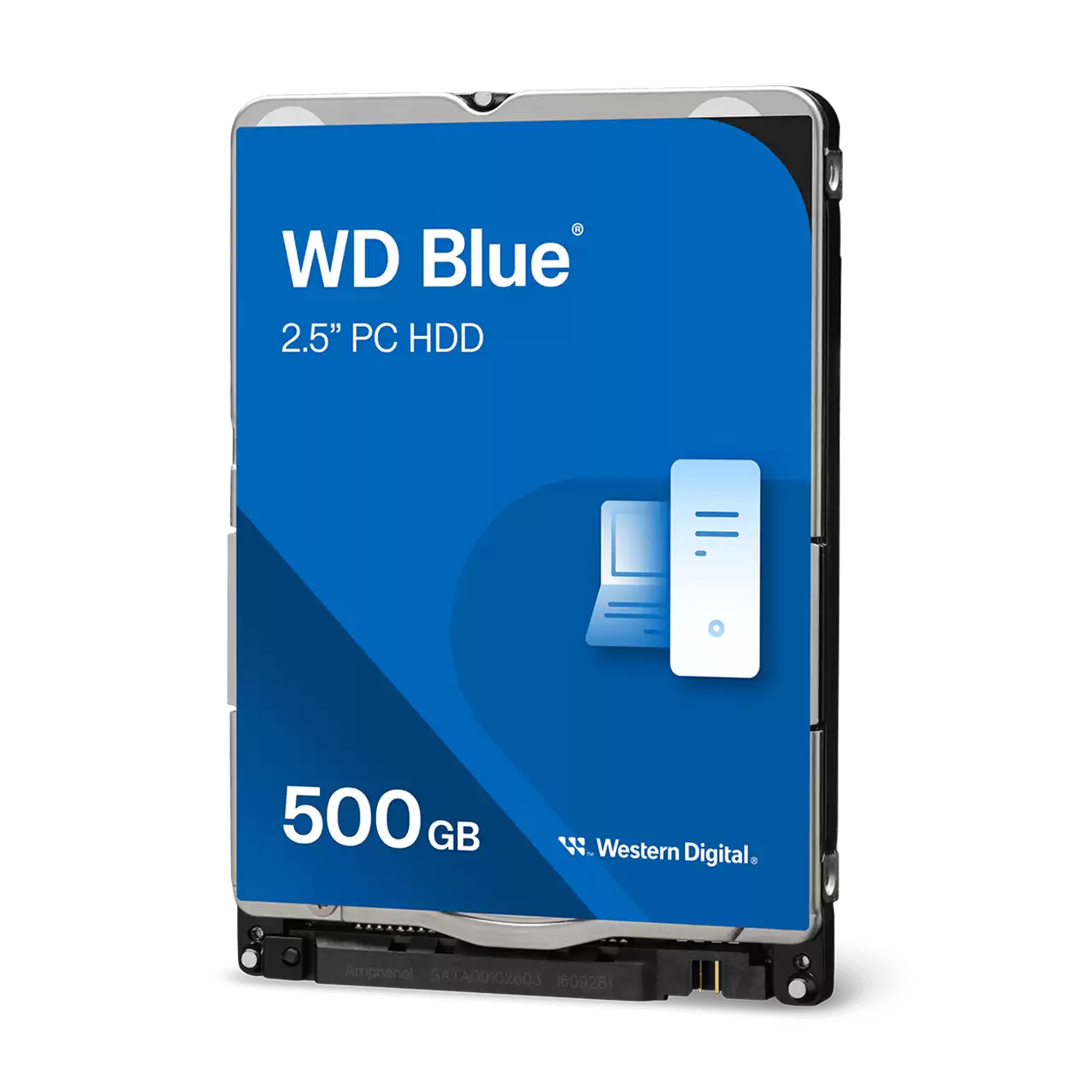 WD Blue 500GB 2.5" HDD 5400RPM 128MB Cache CMR Tech 2yrs Wty