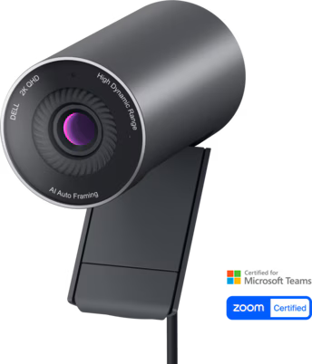 Dell WB5023 Pro 2K QHD Wired USB 2.0 Webcam - Black