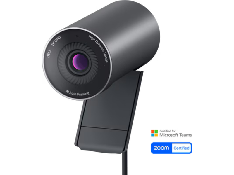 Dell WB5023 Pro 2K QHD Wired USB 2.0 Webcam - Black