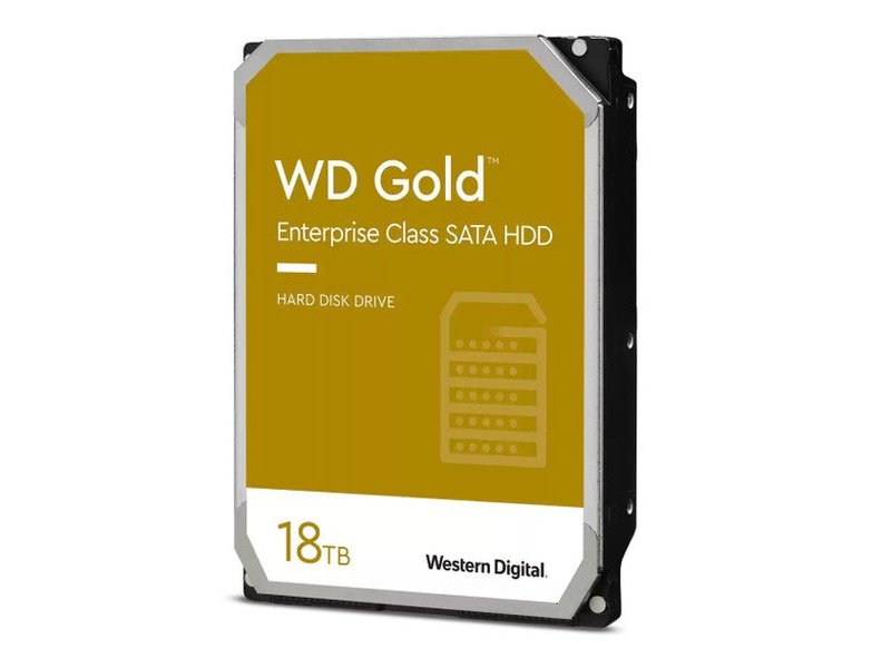 WD Gold 18TB 3.5" SATA 6Gb/s 512e 7200RPM Enterprise Hard Drive
