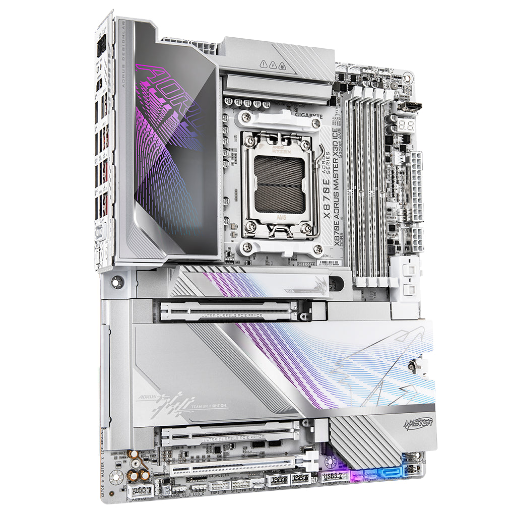 Gigabyte X870E AORUS MASTER X3D ICE AM5 ATX Motherboard (X870E A MASTER X ICE)