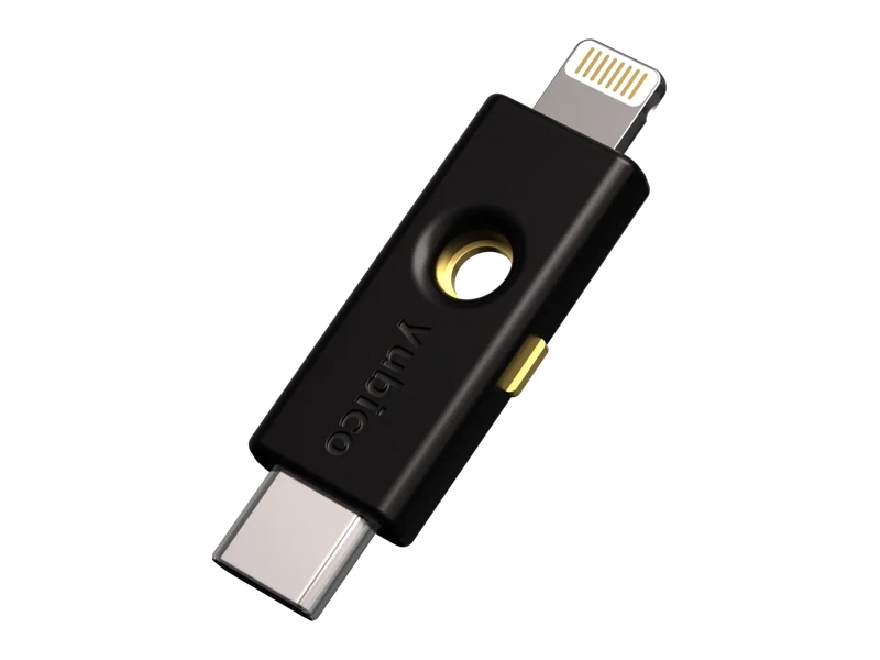 Yubico YubiKey 5Ci v5.7 USB-C & Lightning Security Key – FIDO2, 2FA - 5060408461969