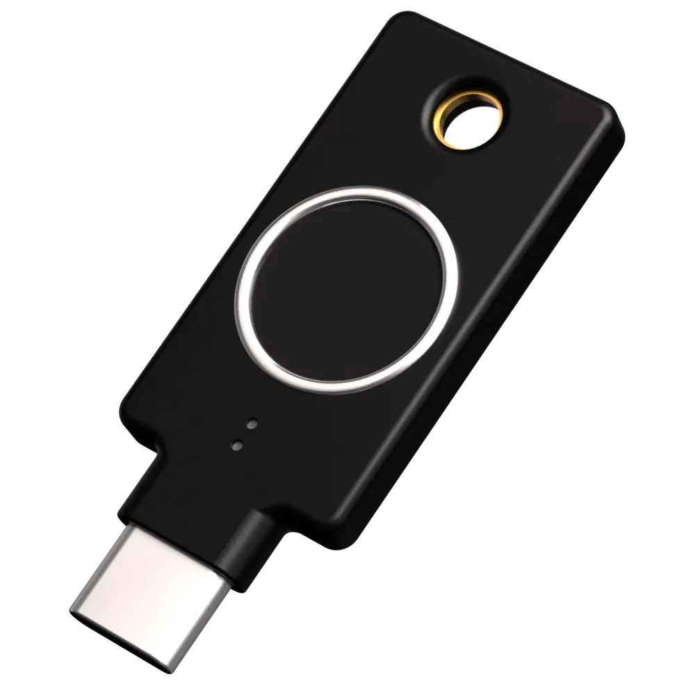 Yubico YubiKey Bio FIDO Edition v5.8 USB-C Biometric Fingerprint Security Key - 5060408464175