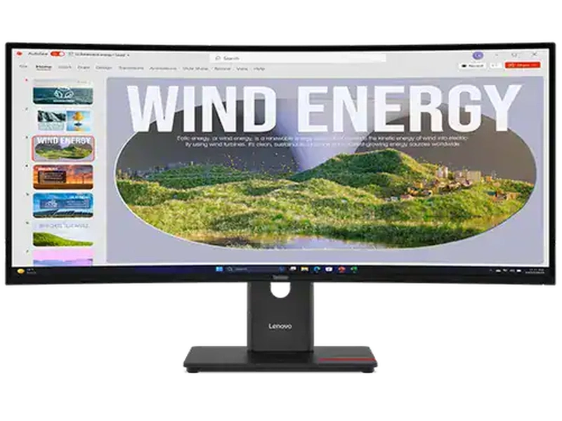 Lenovo ThinkVision 34" WQHD 120Hz VA USB-C Docking Monitor 64AEGAR1AU