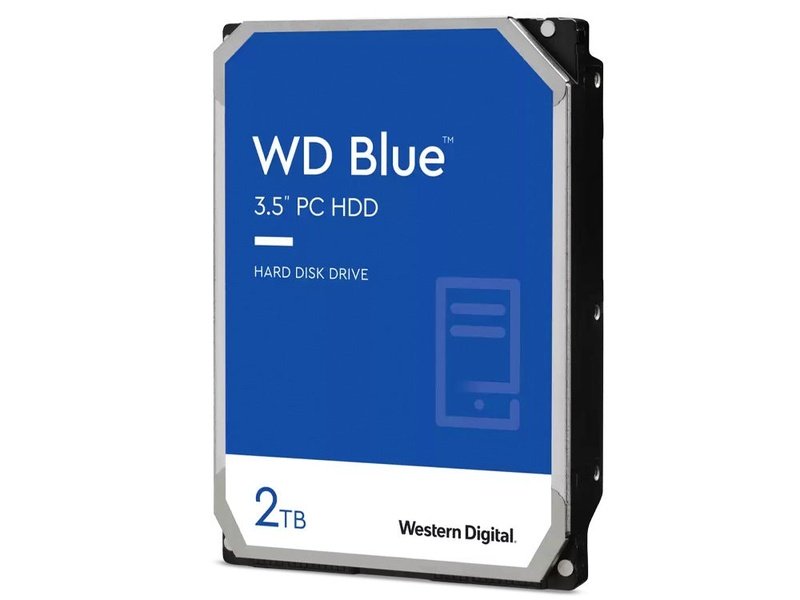 WD 2TB Blue 3.5" 7200RPM 256MB Cache SATA3 Hard Drive