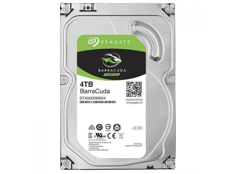 Seagate 4TB BarraCuda 3.5" 7200RPM SATA Desktop Hard Drive