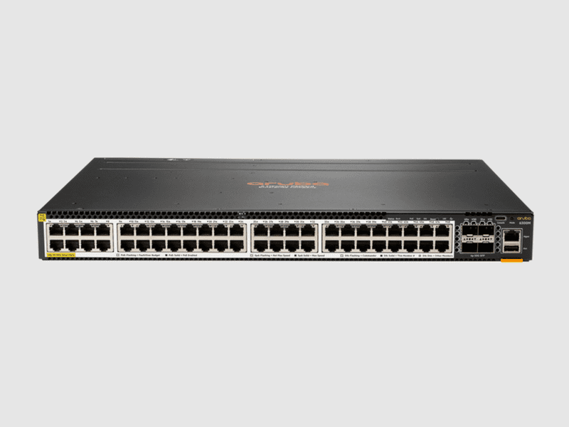 HPE Aruba 6300M 48Sr5 CL6 PoE 4SFP56 Switch