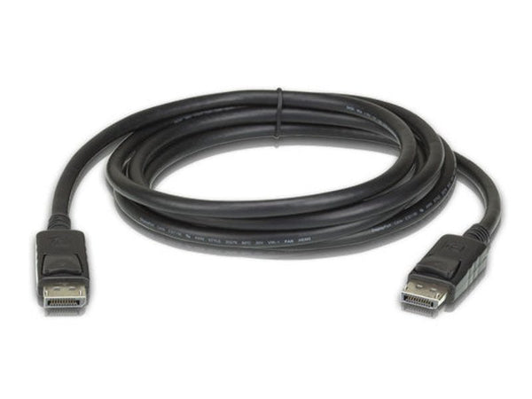 Aten 2M DisplayPort Cable Support 4K UHD, up to 3840 x 2160 @ 60Hz. 28 AWG copper wire construction for high-definition media connections