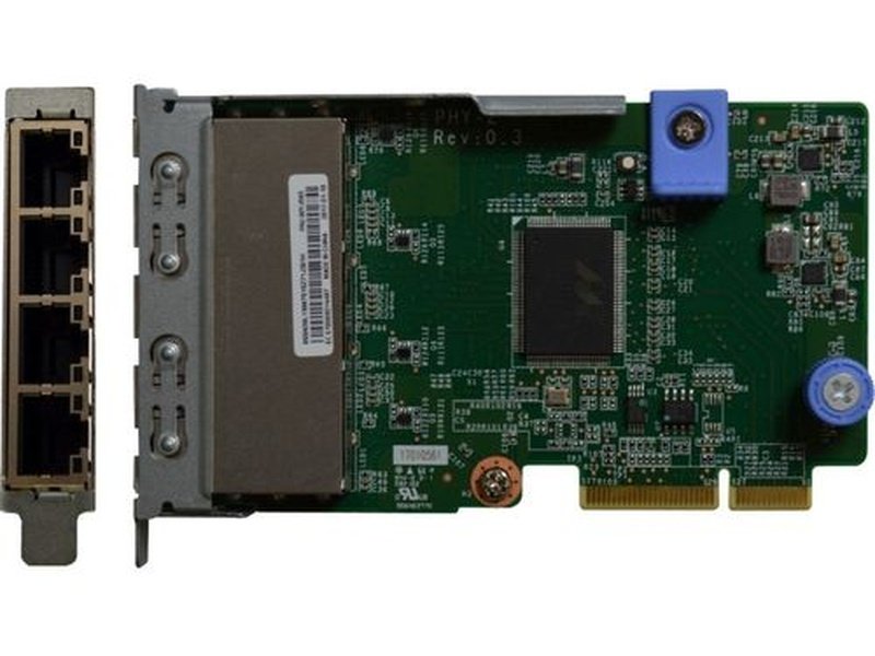 Lenovo ThinkSystem 4-Port RJ45 LAN on Motherboard