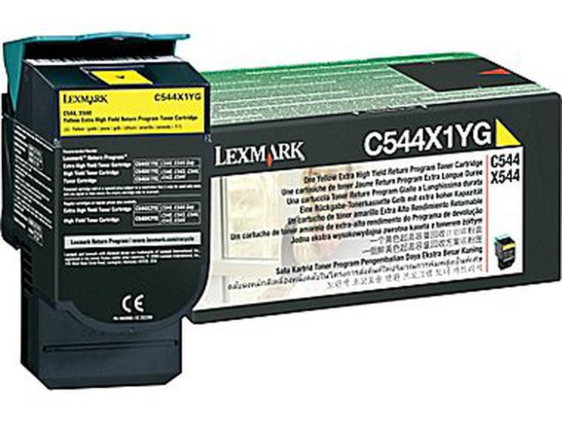 Lexmark YELLOW TONER YIELD 4000 PAGES FOR C544 X544