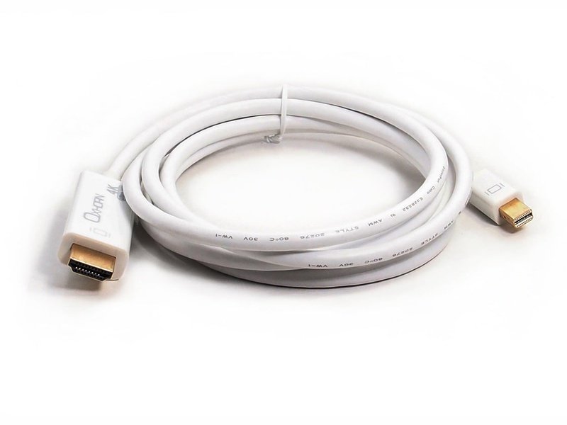 Oxhorn Mini DP to HDMI Cable 1.8m 4K
