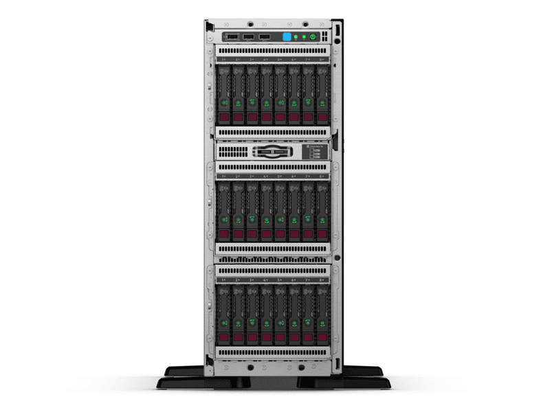 HPE ProLiant ML350 Gen10 4210R 2.4 GHz 10-Core 1P 16GB-R P408i-a 8SFF 1x800W RPS Server