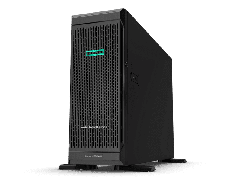 HPE ProLiant ML350 Gen10 4210R 2.4 GHz 10-Core 1P 16GB-R P408i-a 8SFF 1x800W RPS Server