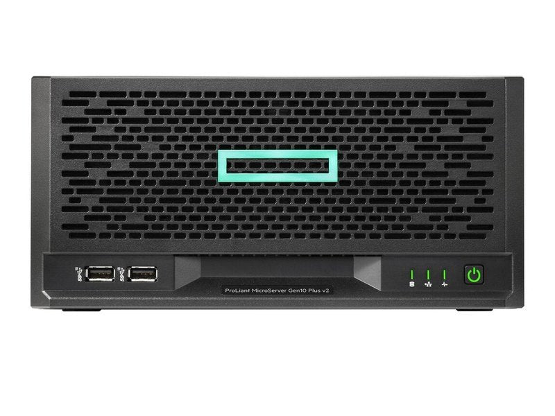 HPE ProLiant MicroServer Gen10 Plus v2 E-2314 2.8GHz 4-core 16GB-U 4LFF-NHP 180W External PS Server