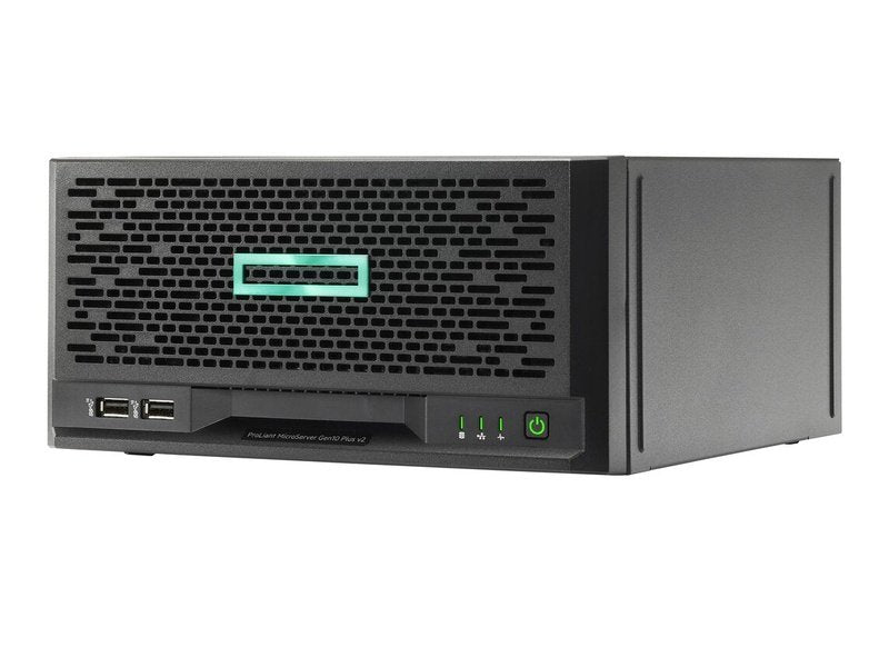 HPE ProLiant MicroServer Gen10 Plus v2 E-2314 2.8GHz 4-core 16GB-U 4LFF-NHP 180W External PS Server