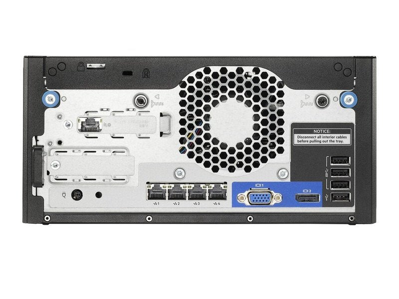 HPE ProLiant MicroServer Gen10 Plus v2 E-2314 2.8GHz 4-core 16GB-U 4LFF-NHP 180W External PS Server