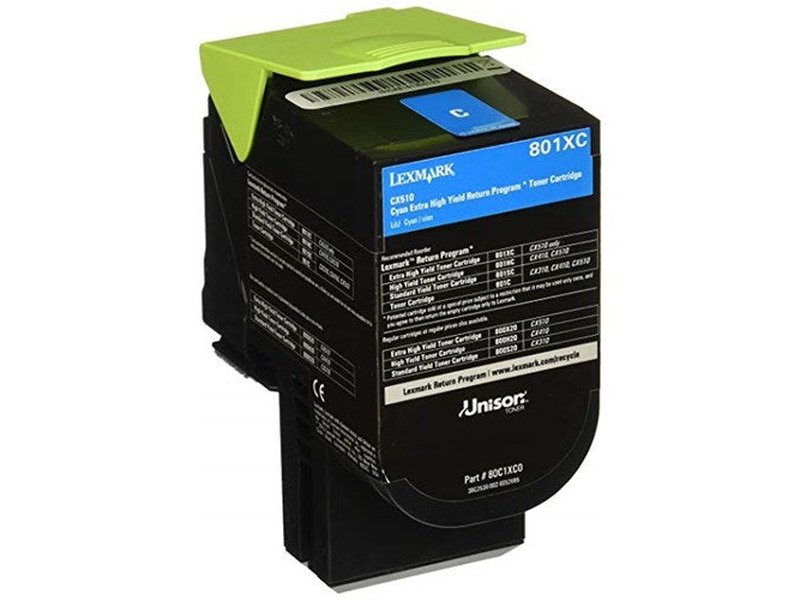Lexmark 78C6XCE CYAN EXTRA HIGH TONER 5K FOR CS521 CS622 CX522 CX622 CX625