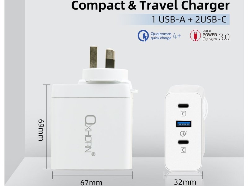 Oxhorn Type C GaN Charger 100w