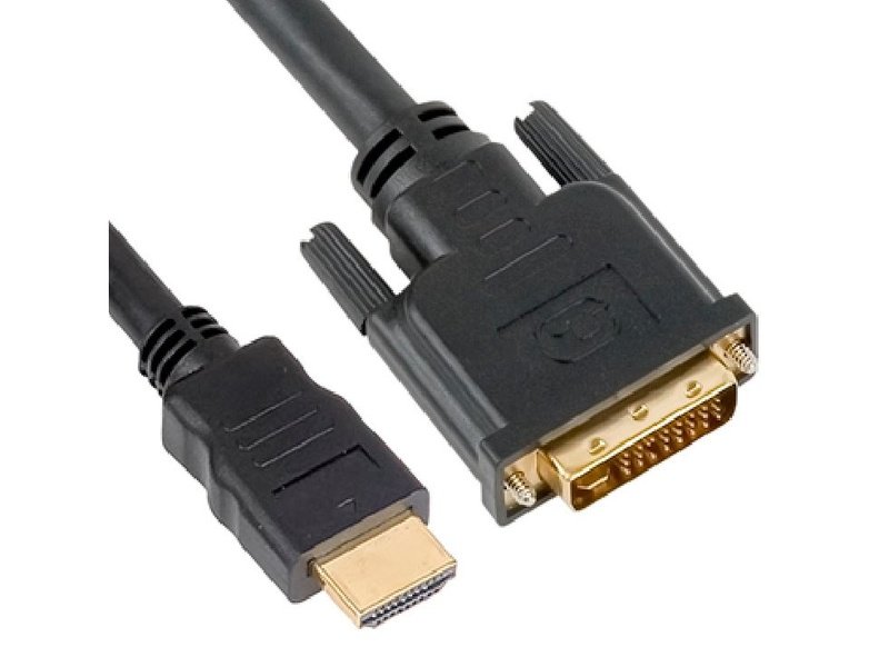 Astrotek HDMI to DVI-D Adapter Converter Cable 2m - Male to Male Black PVC Jacket