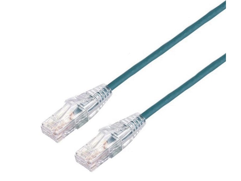 Blupeak 1M Ultra Thin Cat6a UTP LAN Cable - Green