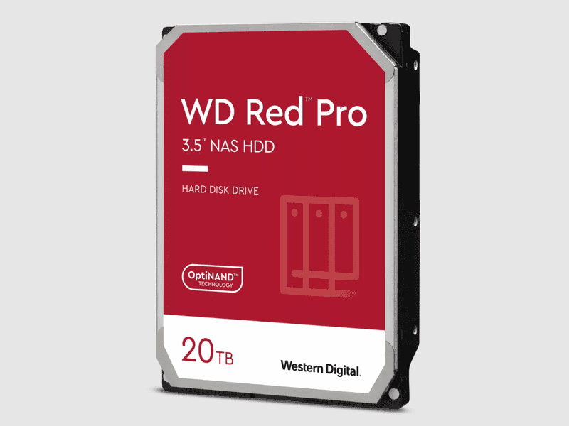 WD 20TB Red PRO 3.5" 7200RPM SATA3 NAS Hard Drive