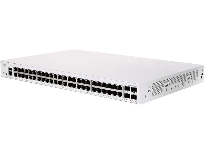 Cisco CBS350 48 Ports Manageable Ethernet Switch, GE, 4X1G SFP