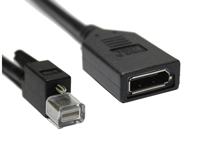 Matrox Mini DisplayPort Male to DisplayPort Female Cable 20cm