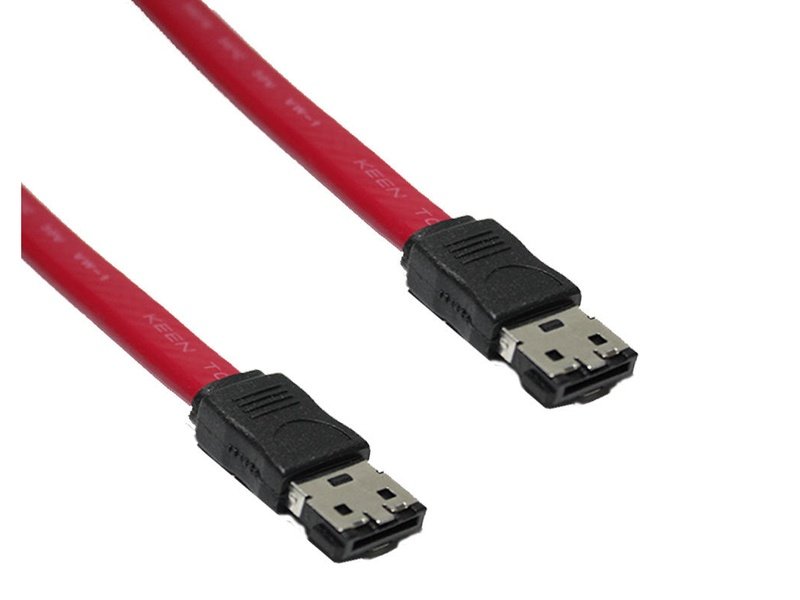 eSATA to eSATA Cable 50cm - Red