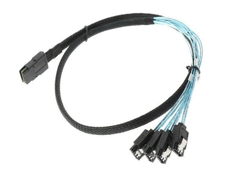 Mini SAS SFF-8087 to 4x SATA 7 Pin Cable 50cm
