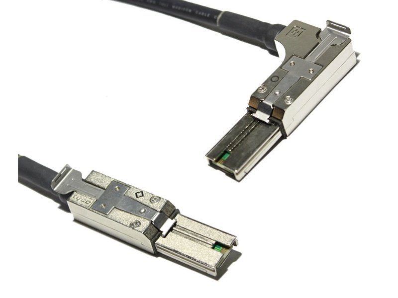 Mini SAS SFF-8088 to SFF-8088 Cable Angled 3m Refurbished