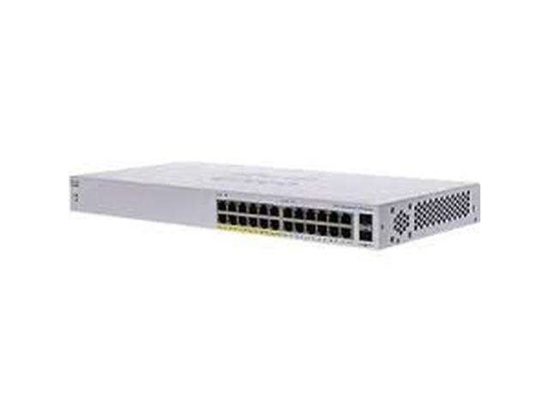 Cisco CBS110 24 Ports Ethernet Switch, PoE, GE, 2x1G SFP Shared