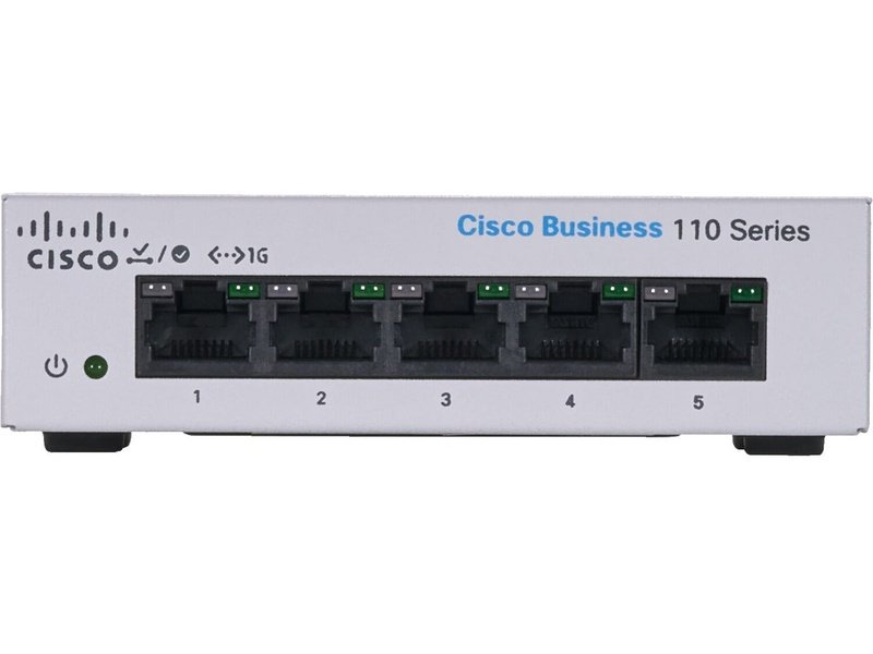 Cisco 110 5 Ports Unmanaged Ethernet Switch