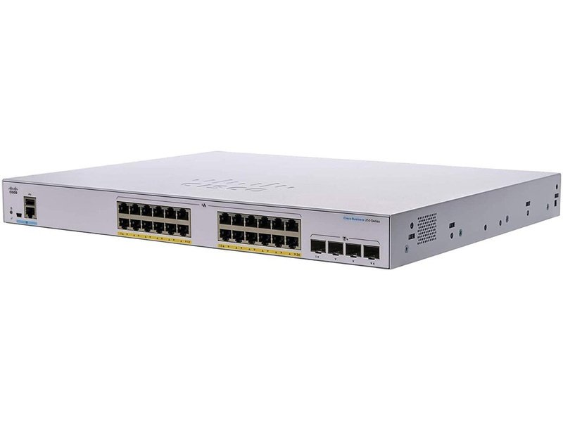 Cisco CBS250 24 Ports Manageable Ethernet Switch, GE, 4x10G SFP+