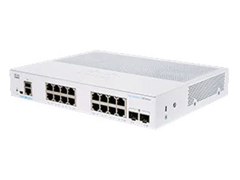 Cisco CBS350 16 Ports Manageable Ethernet Switch, GE, EXT PS, 2x1G SFP