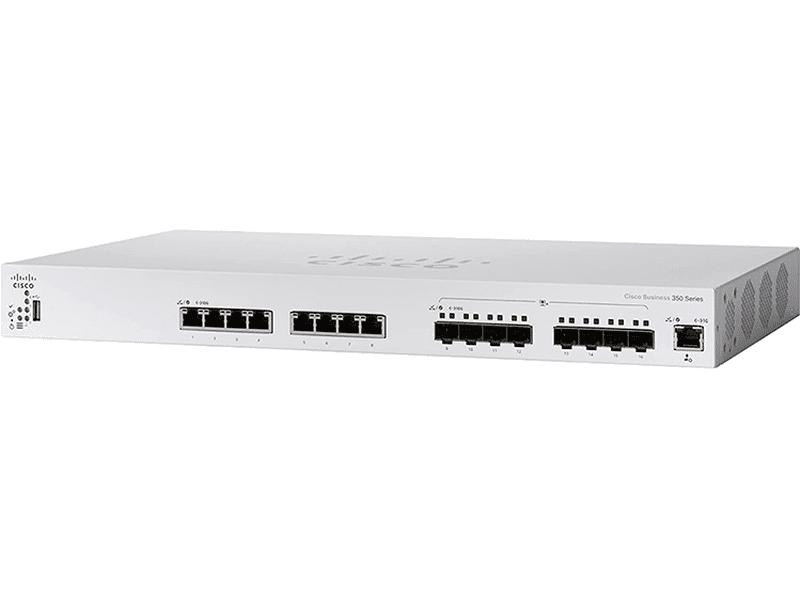 Cisco CBS350 16 Ports Manageable Ethernet Switch, 8x10G SFP