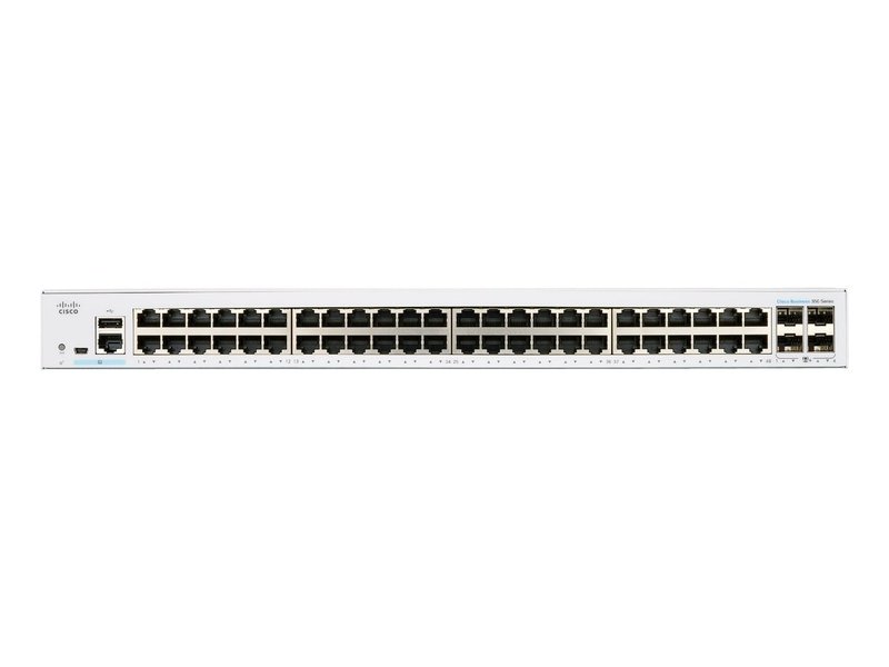 Cisco CBS350 48 Ports Manageable Ethernet Switch, GE, 4X10G SFP+
