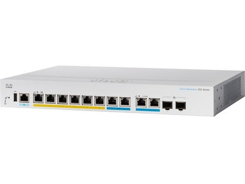 Cisco Business CBS350 8 Ports Manageable Ethernet Switch, PoE, 2x10G SFP