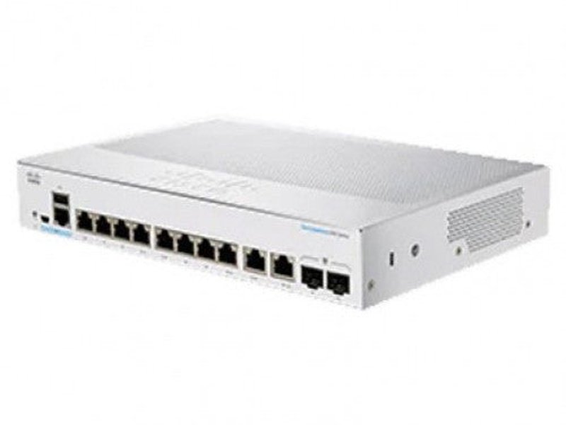 Cisco CBS350 8 Ports Manageable Ethernet Switch, PoE, GE, EXT PS, 2x1G SFP Combo
