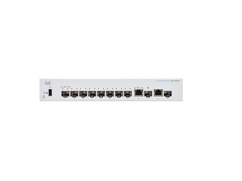 Cisco Business CBS350 8 Ports Manageable Ethernet Switch 8-PORT SFP, EXT PS, 2x1G SFP COMBO