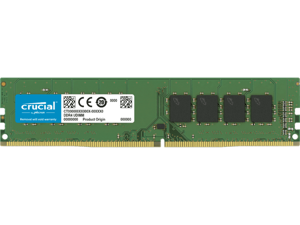 Crucial 16GB 1x16GB DDR4 UDIMM 3200MHz CL22 1.2V Desktop Memory