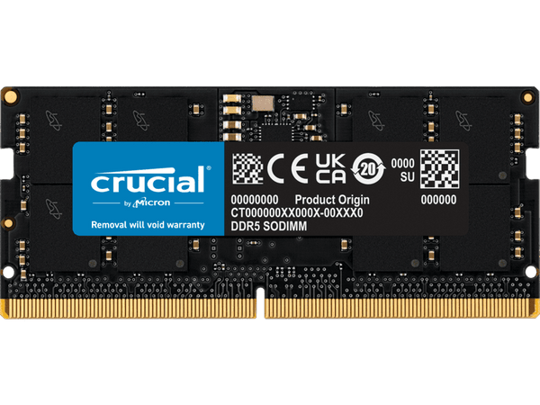 Crucial 16GB 1x 16GB DDR5 5600MHz SODIMM Memory