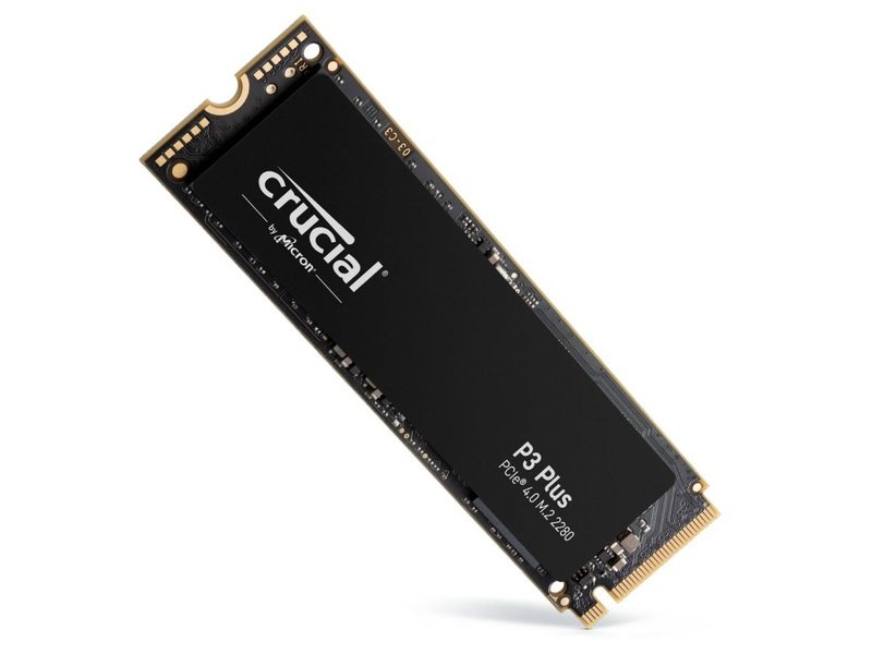 Crucial P3 Plus 500GB M.2 NVMe PCIe 4.0 SSD